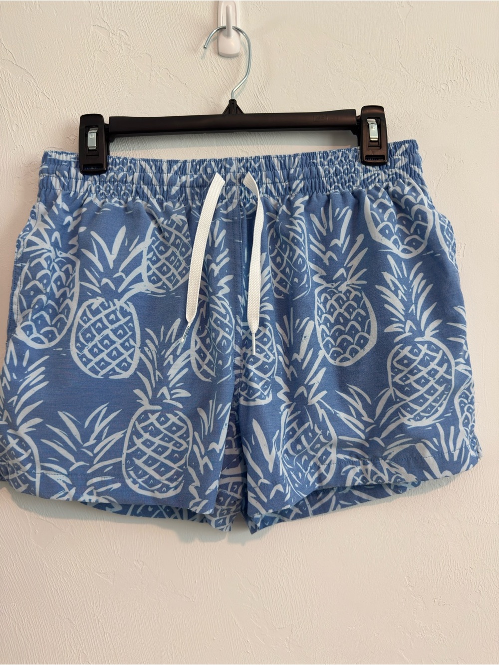 Chubbies Blue Pineapple Print Swim Trunks M